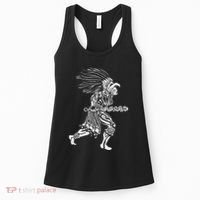 Aztec Jaguar Warrior Mayan Warrior Ancient Aztec Women's Tank Top thumb 0