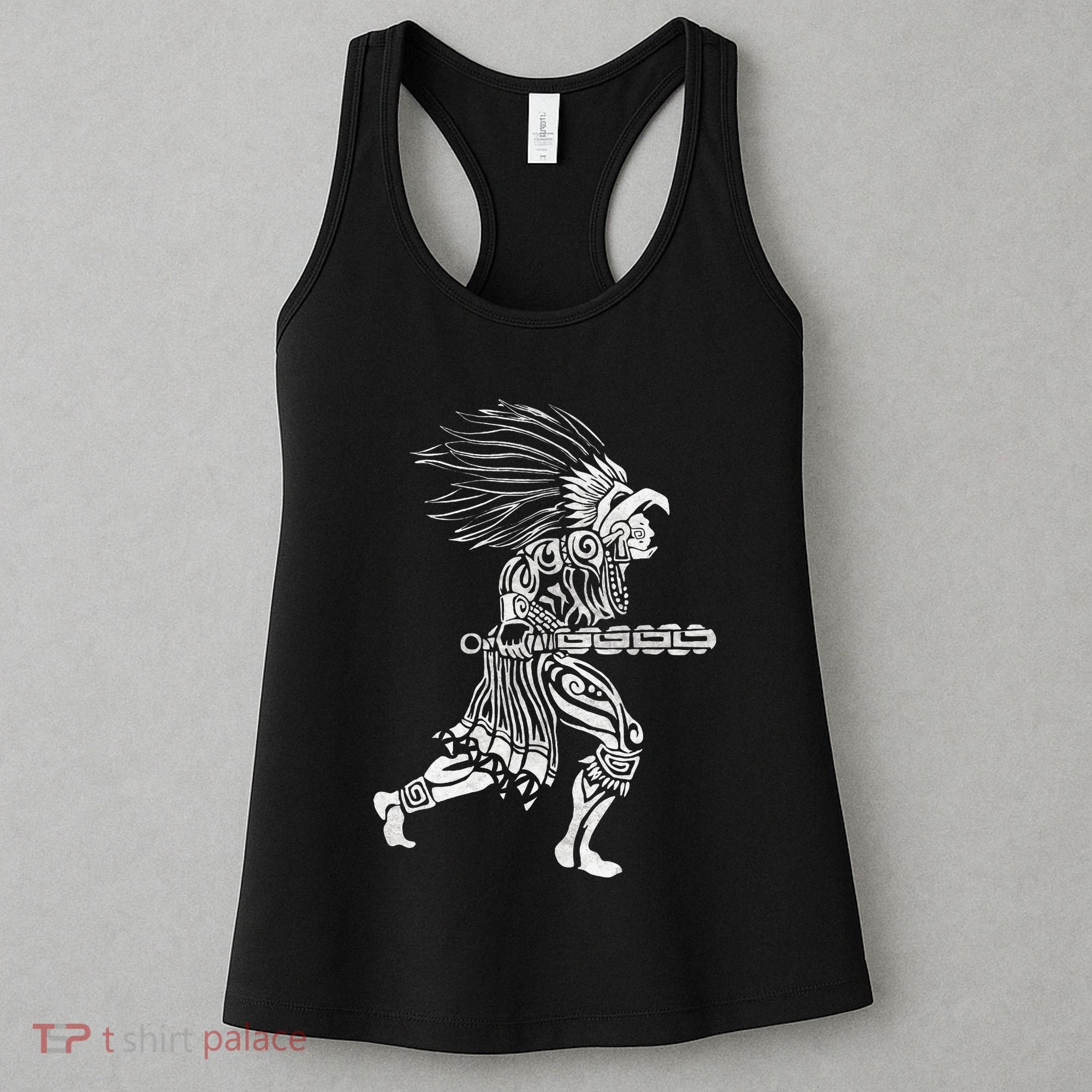 Aztec Jaguar Warrior Mayan Warrior Ancient Aztec Women's Tank Top