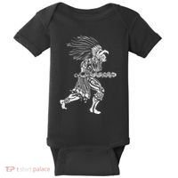 Aztec Jaguar Warrior Mayan Warrior Ancient Aztec Baby Bodysuit thumb 0