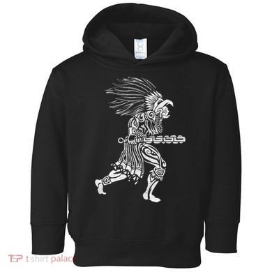 Aztec Jaguar Warrior Mayan Warrior Ancient Aztec Toddler Hoodie