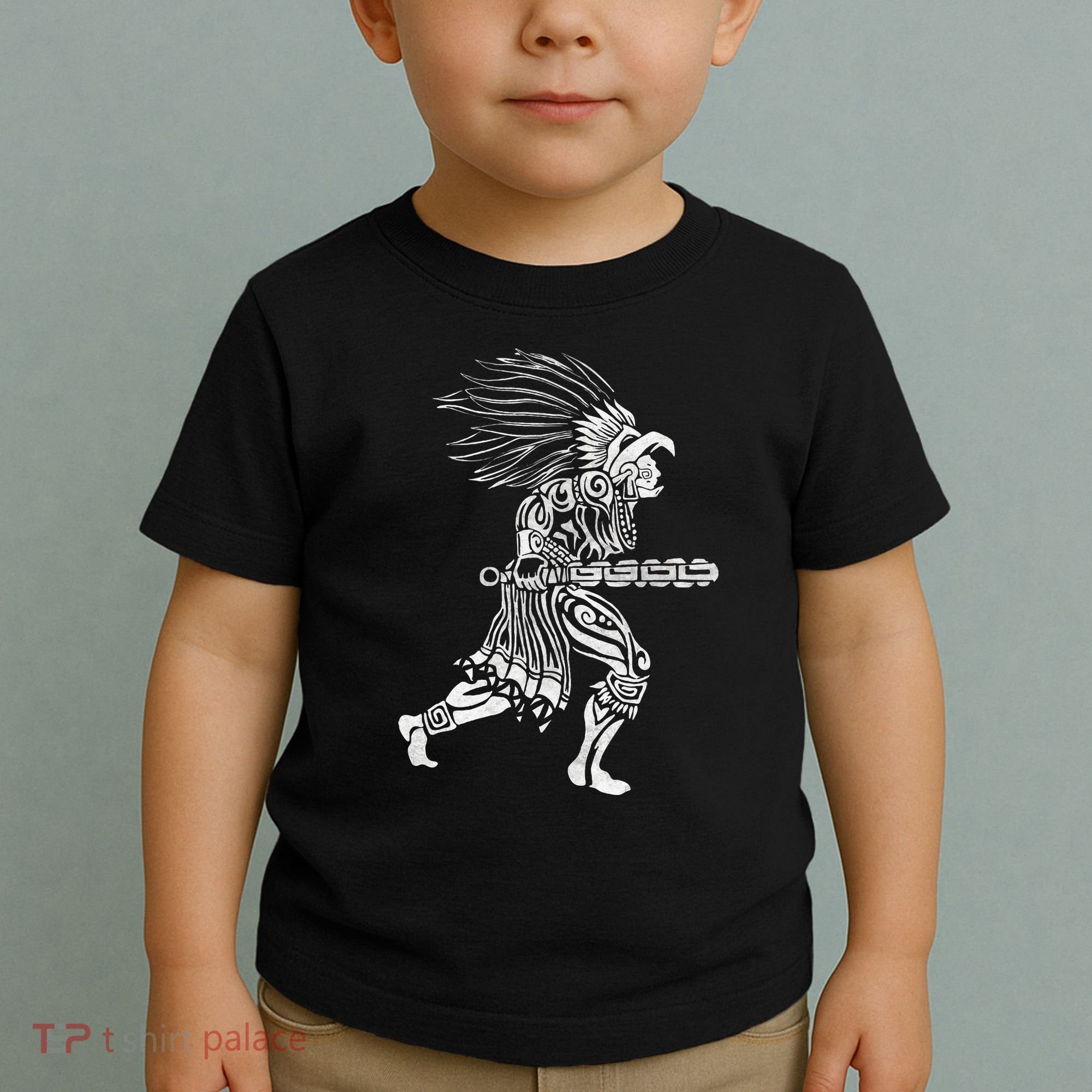 Aztec Jaguar Warrior Mayan Warrior Ancient Aztec Toddler T-Shirt