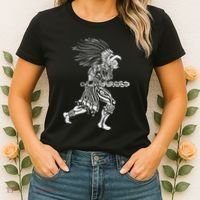 Aztec Jaguar Warrior Mayan Warrior Ancient Aztec Women's T-Shirt thumb 2
