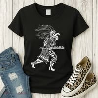 Aztec Jaguar Warrior Mayan Warrior Ancient Aztec Women's T-Shirt thumb 3