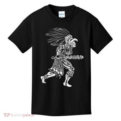 Aztec Jaguar Warrior Mayan Warrior Ancient Aztec Kids T-Shirt