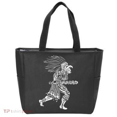 Aztec Jaguar Warrior Mayan Warrior Ancient Aztec Tote Bag