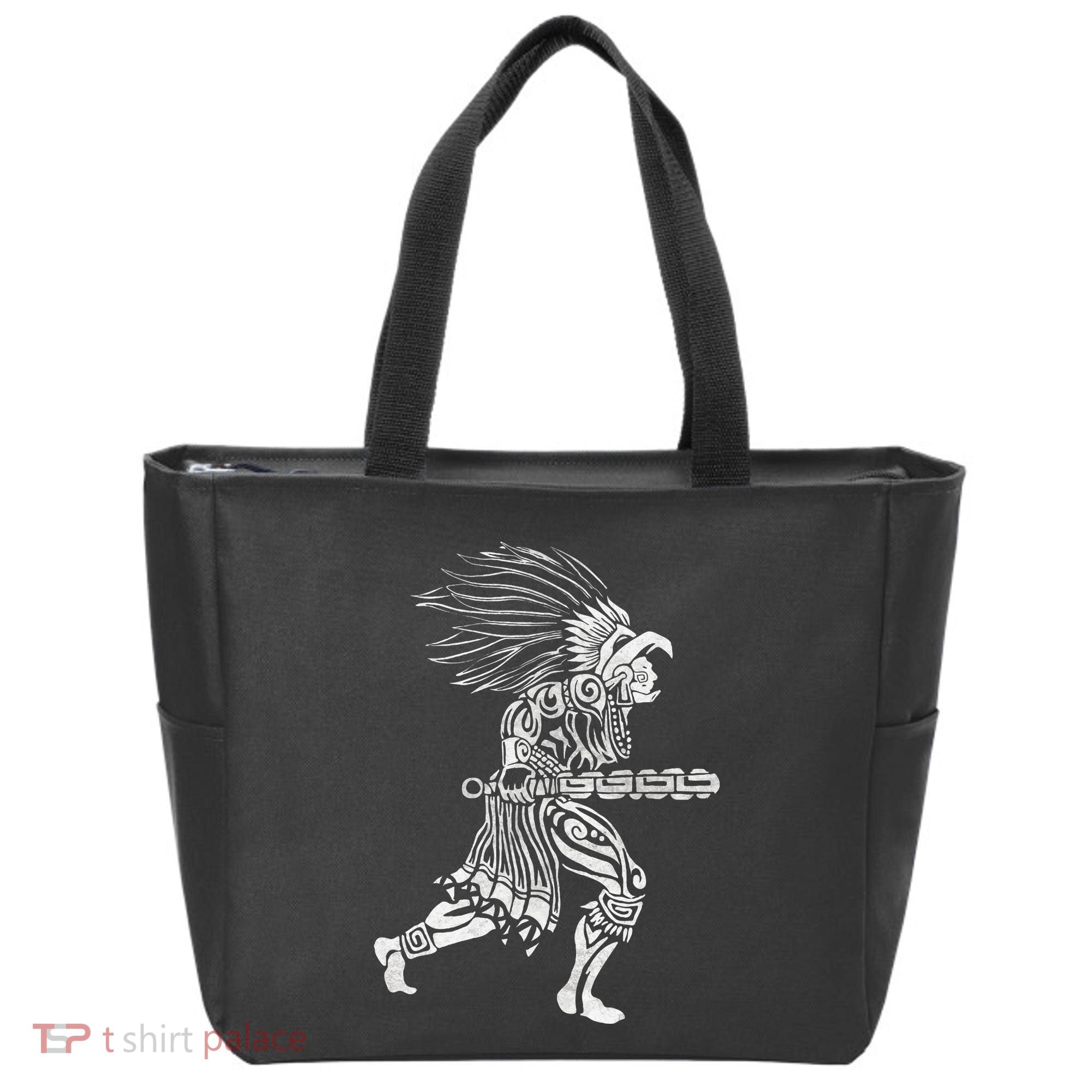Aztec Jaguar Warrior Mayan Warrior Ancient Aztec Tote Bag
