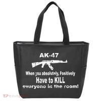 Ak-47 Absolutely Have To Kill Everyone Tote Bag thumb 0