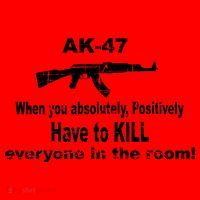 Ak-47 Absolutely Have To Kill Everyone Santa Hat thumb 1