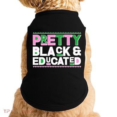 Pretty Black And Educated Doggie Tank