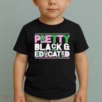 Pretty Black And Educated Toddler T-Shirt thumb 2