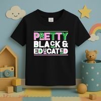 Pretty Black And Educated Toddler T-Shirt thumb 3
