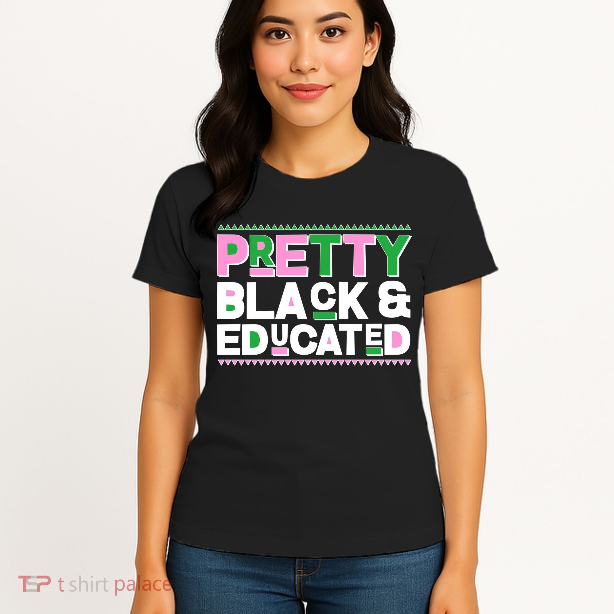Pretty Black And Educated Women's T-Shirt