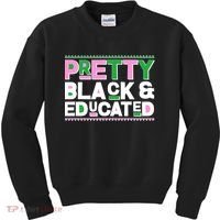 Pretty Black And Educated Kids Sweatshirt thumb 0