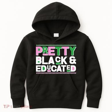 Pretty Black And Educated Kids Hoodie