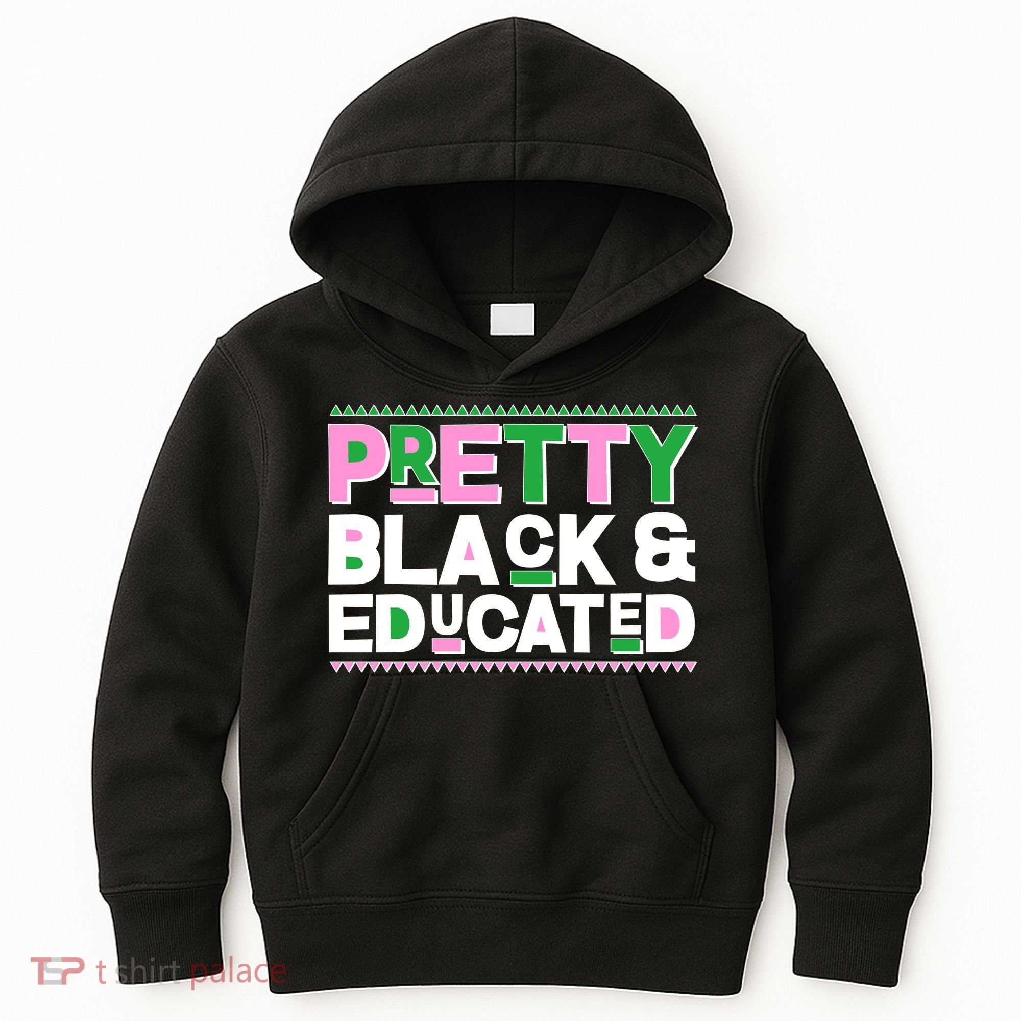 Pretty Black And Educated Kids Hoodie
