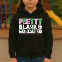 Pretty Black And Educated Kids Hoodie thumb 3