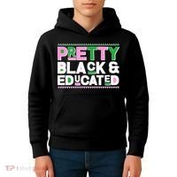 Pretty Black And Educated Kids Hoodie thumb 4