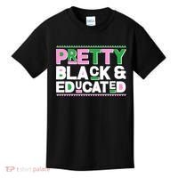 Pretty Black And Educated Kids T-Shirt thumb 0