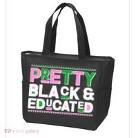 Pretty Black And Educated Tote Bag thumb 3