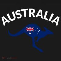 Australian Kangaroo Australia Flag Souvenir Gift Doggie Tank thumb 4