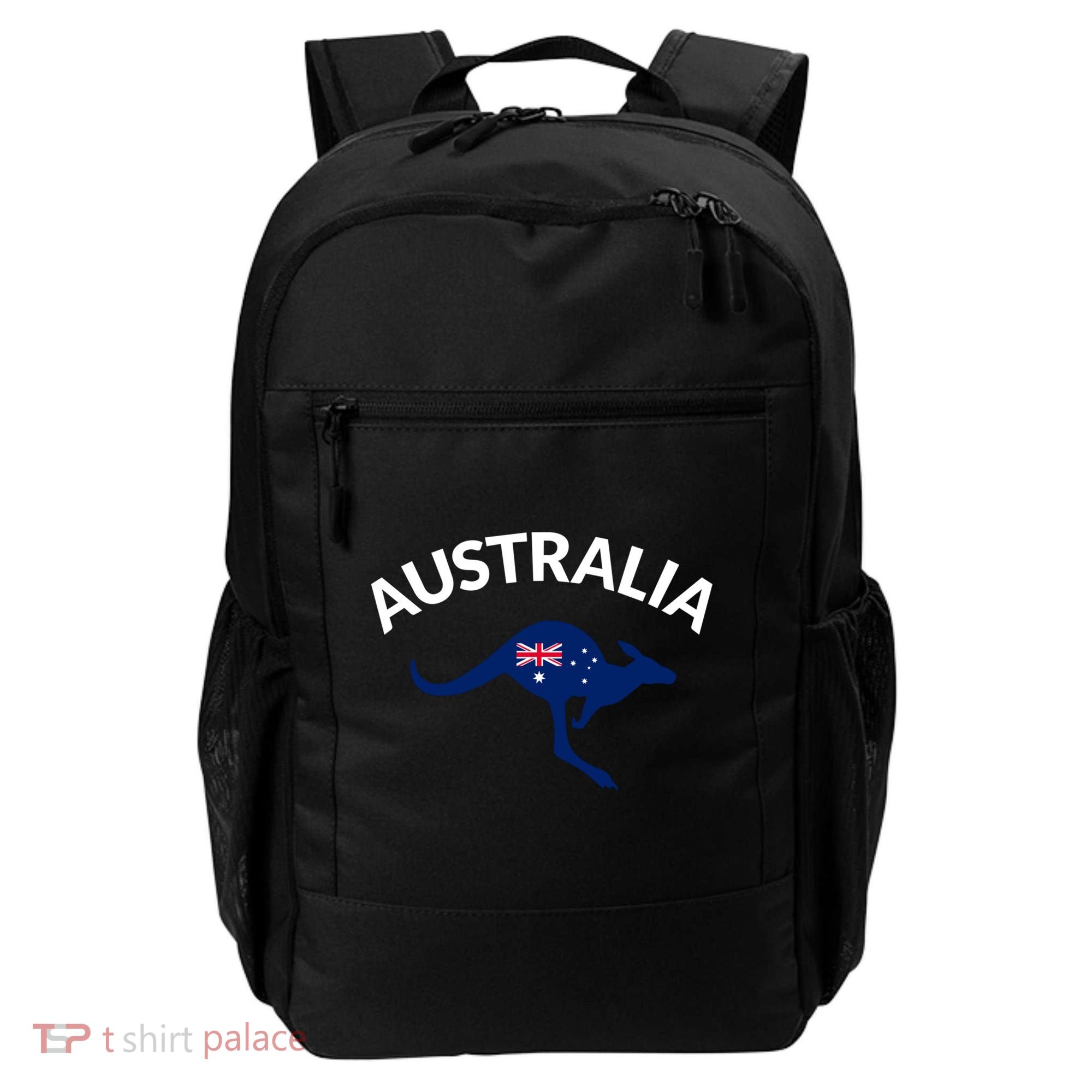 Australian Kangaroo Australia Flag Souvenir Gift Backpack
