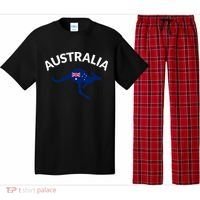 Australian Kangaroo Australia Flag Souvenir Gift Pajama Set thumb 0