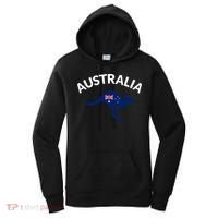 Australian Kangaroo Australia Flag Souvenir Gift Women's Hoodie thumb 0