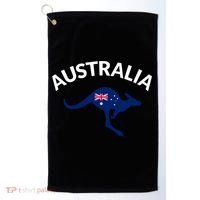 Australian Kangaroo Australia Flag Souvenir Gift Golf Towel thumb 0