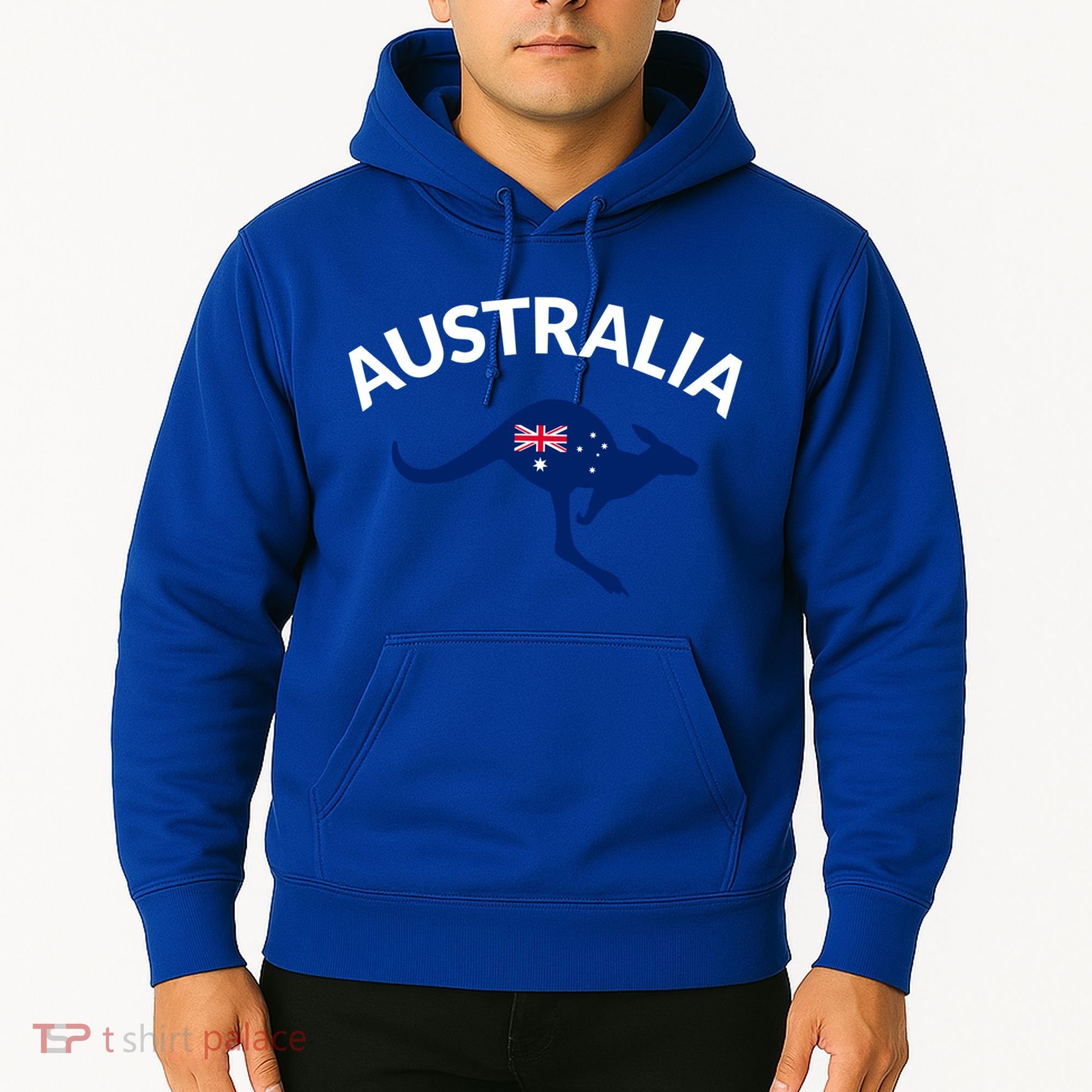 Australian Kangaroo Australia Flag Souvenir Gift Hoodie