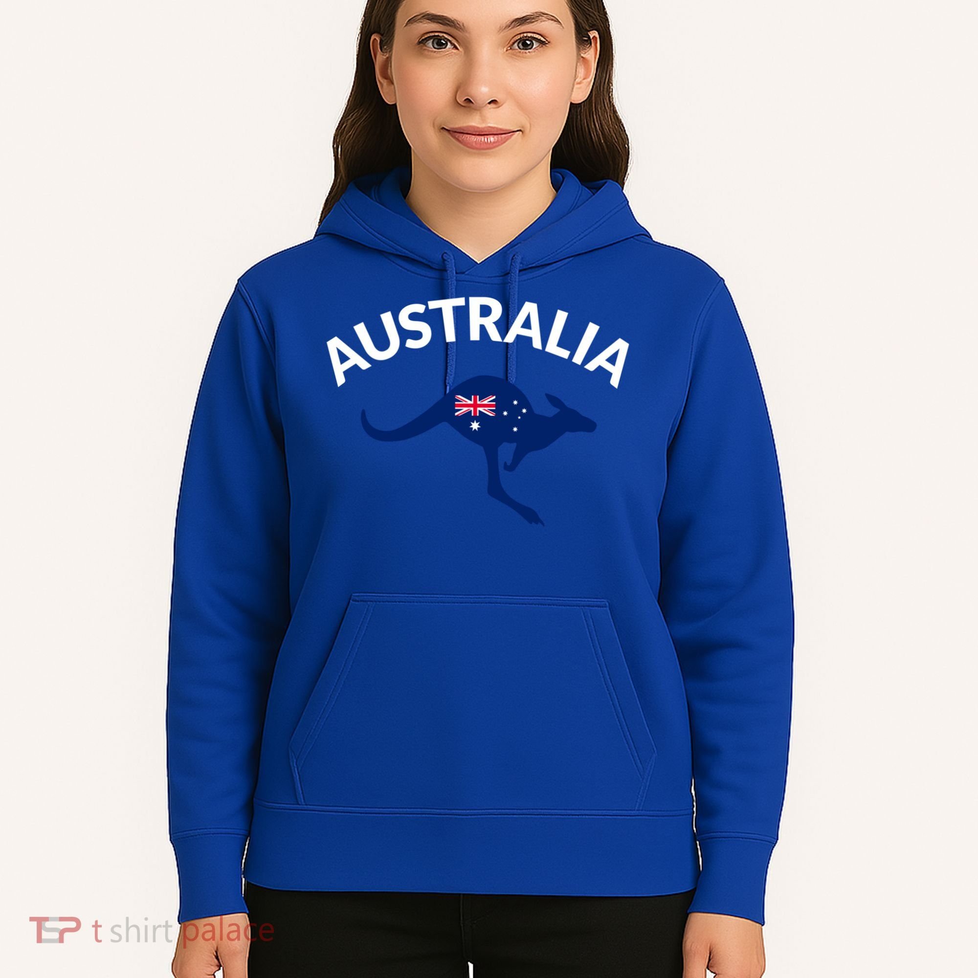 Australian Kangaroo Australia Flag Souvenir Gift Hoodie