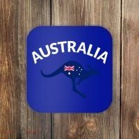 Australian Kangaroo Australia Flag Souvenir Gift Coaster thumb 0