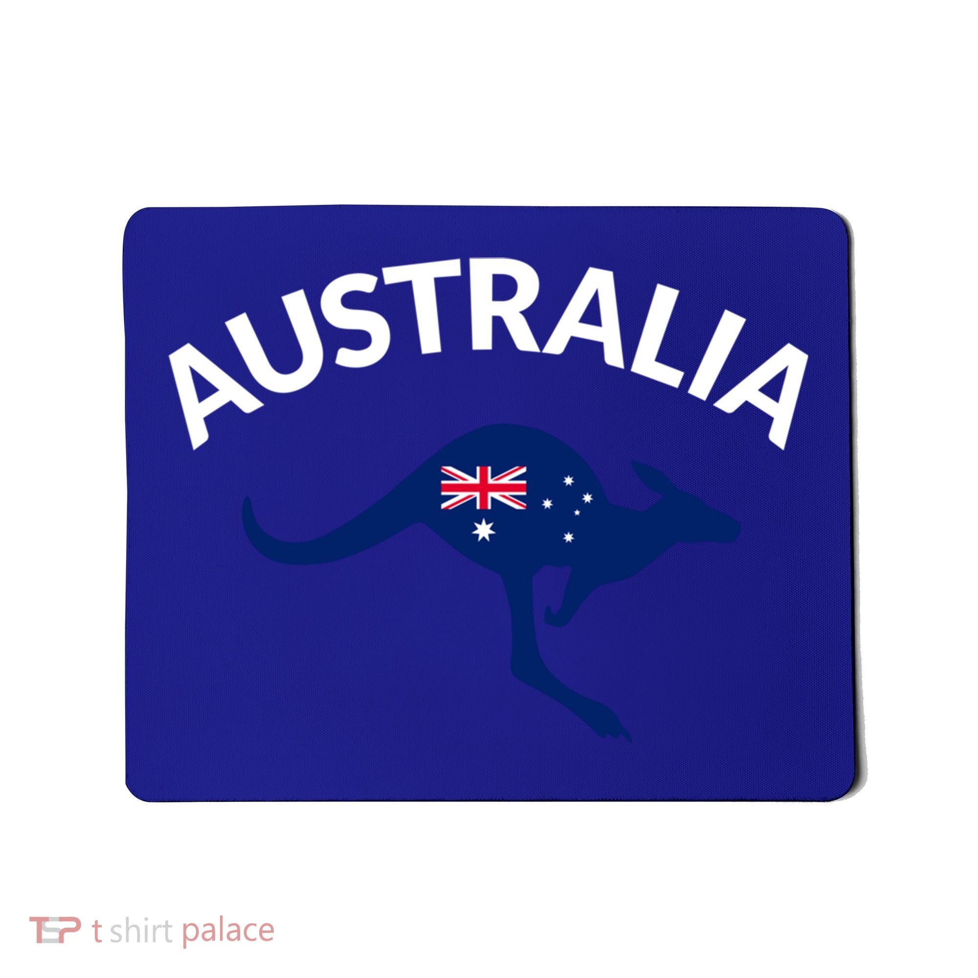 Australian Kangaroo Australia Flag Souvenir Gift Mousepad