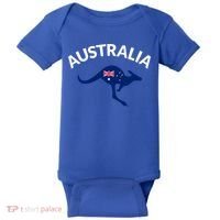 Australian Kangaroo Australia Flag Souvenir Gift Baby Bodysuit thumb 0