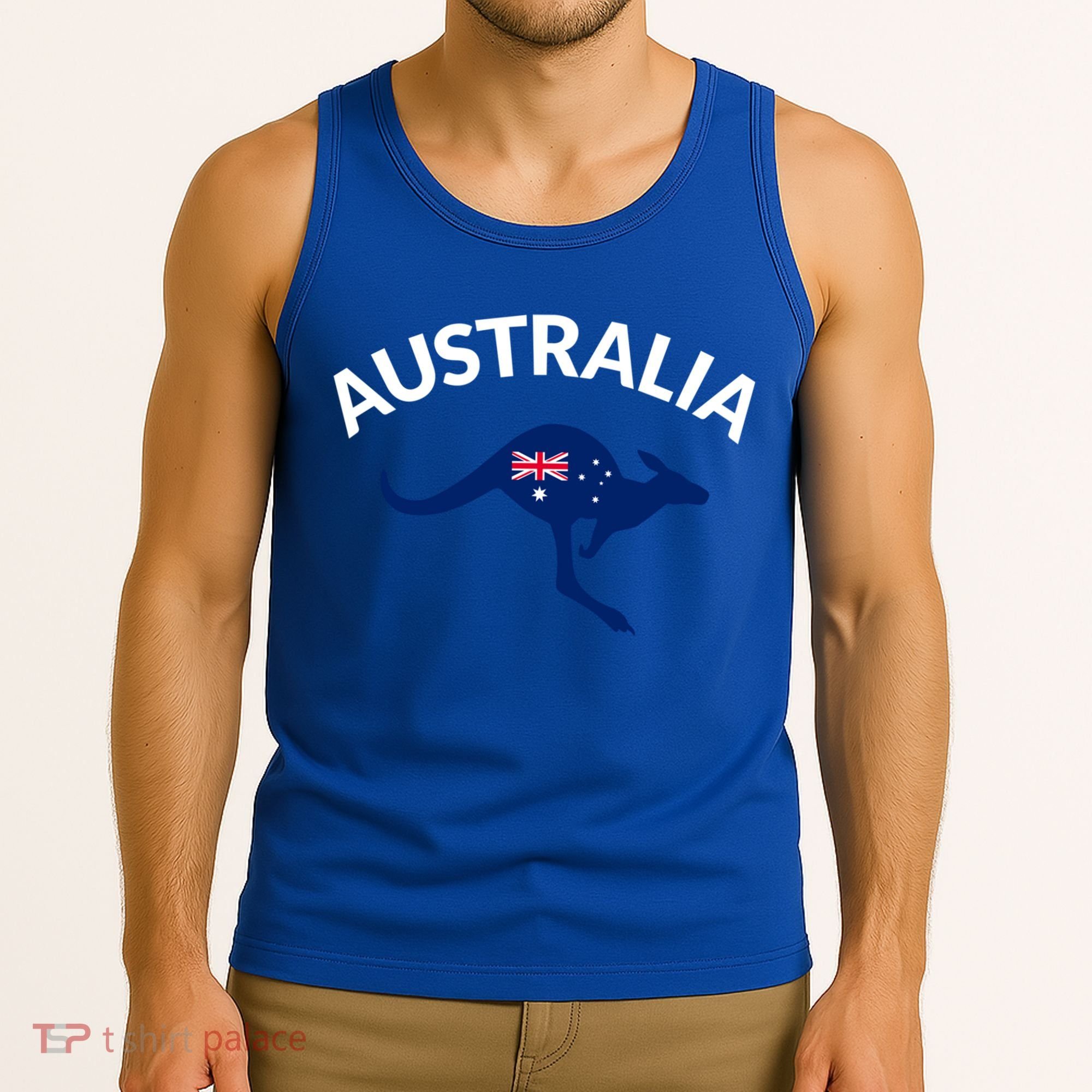 Australian Kangaroo Australia Flag Souvenir Gift Tank Top
