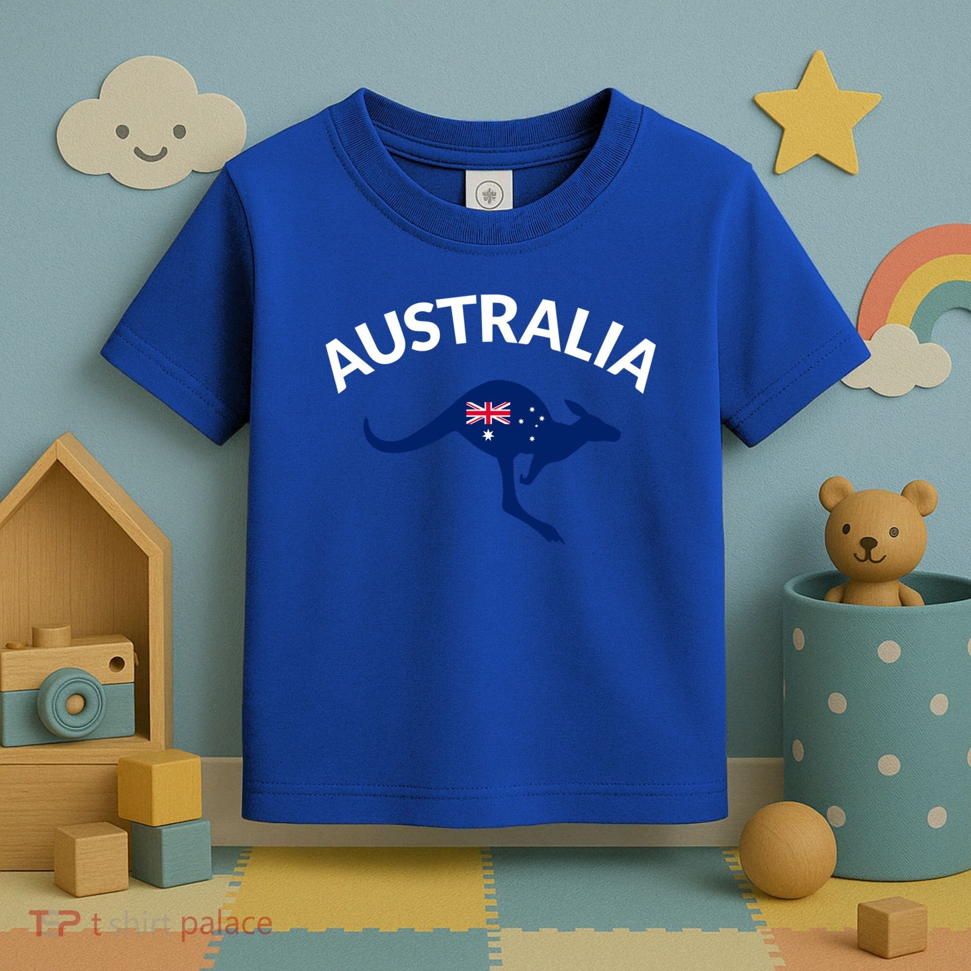 Australian Kangaroo Australia Flag Souvenir Gift Toddler T-Shirt