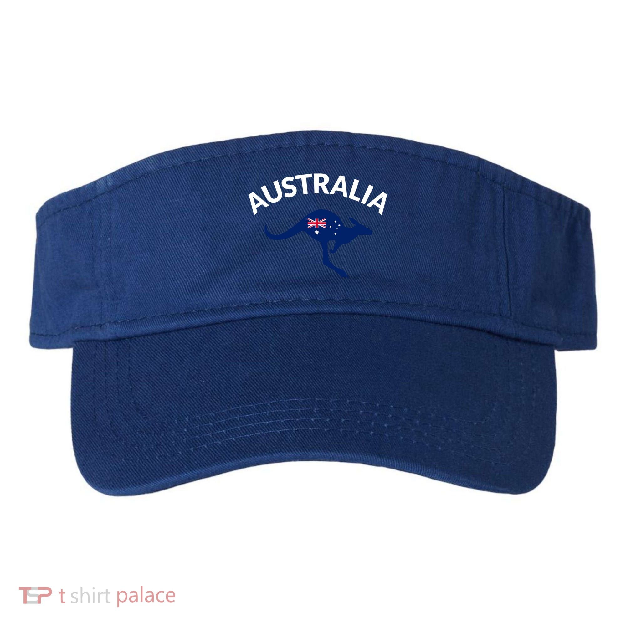 Australian Kangaroo Australia Flag Souvenir Gift Visor