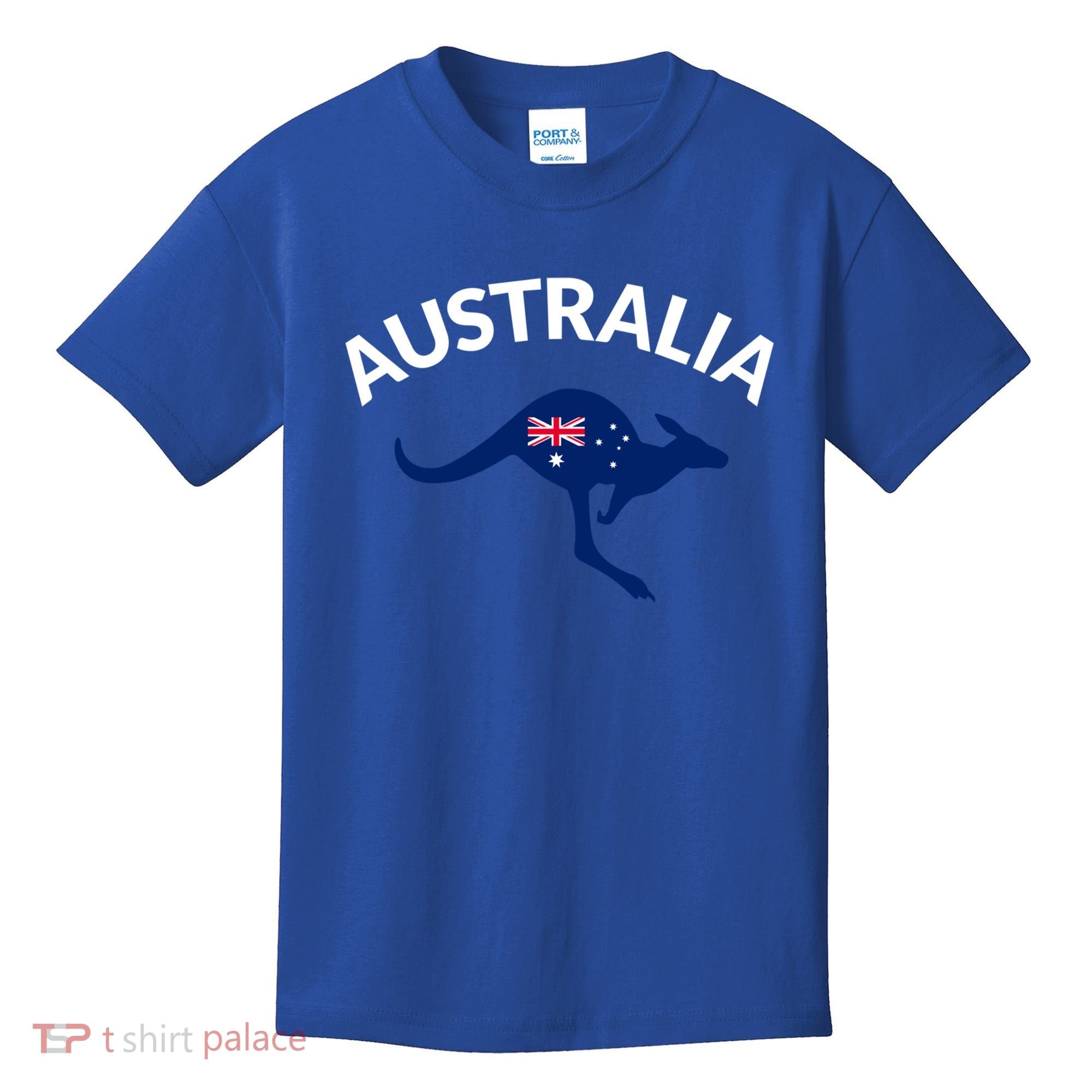 Australian Kangaroo Australia Flag Souvenir Gift Kids T-Shirt