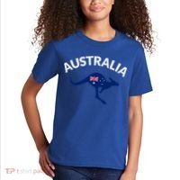 Australian Kangaroo Australia Flag Souvenir Gift Kids T-Shirt thumb 2