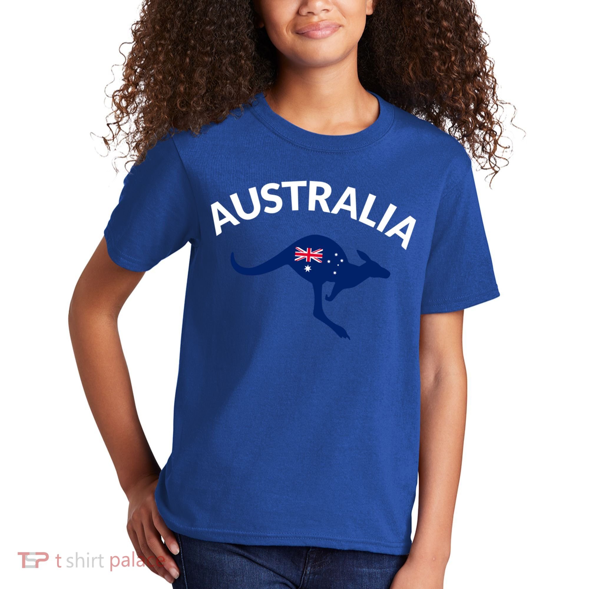 Australian Kangaroo Australia Flag Souvenir Gift Kids T-Shirt