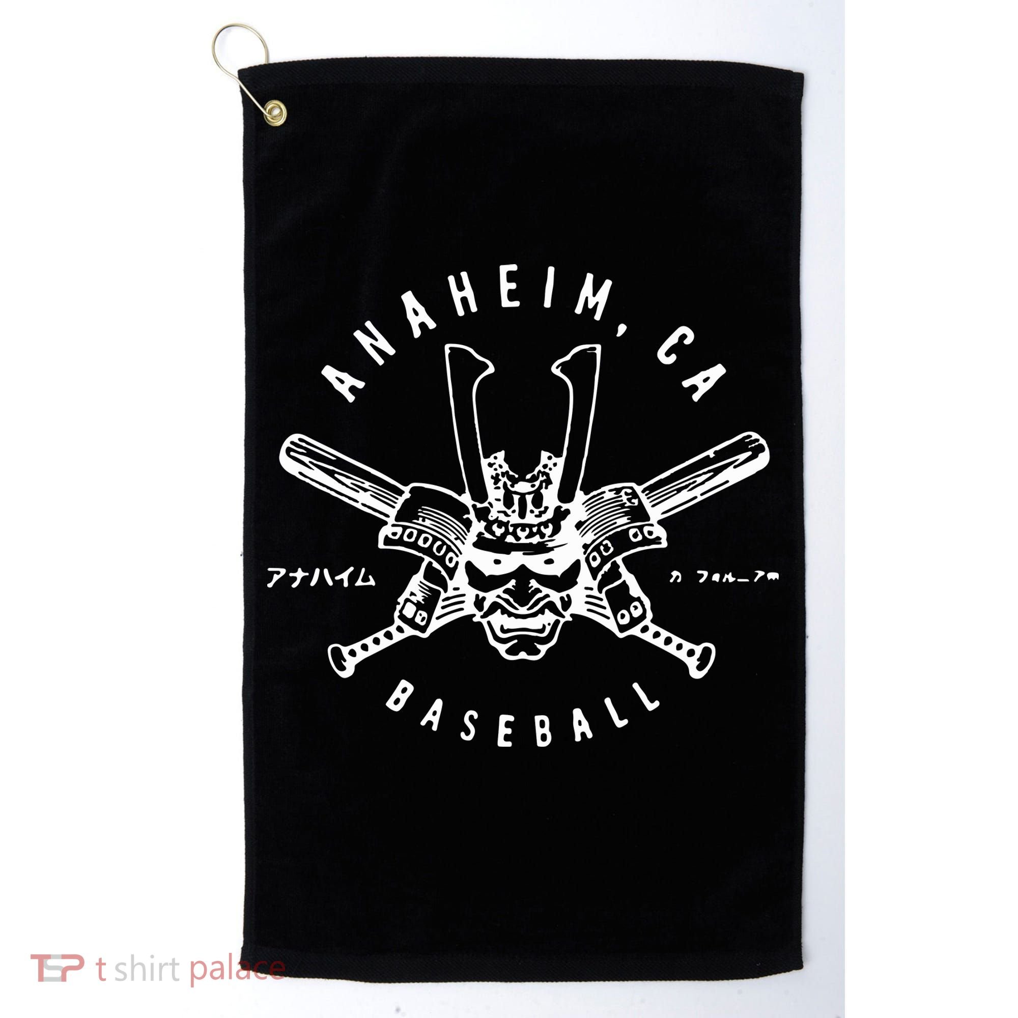 Angels Kabuto Anaheim Samurai Helmet Golf Towel
