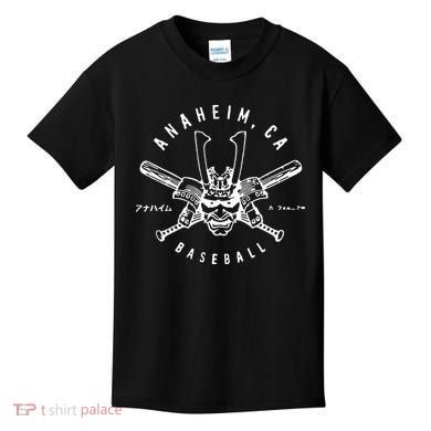 Angels Kabuto Anaheim Samurai Helmet Kids T-Shirt