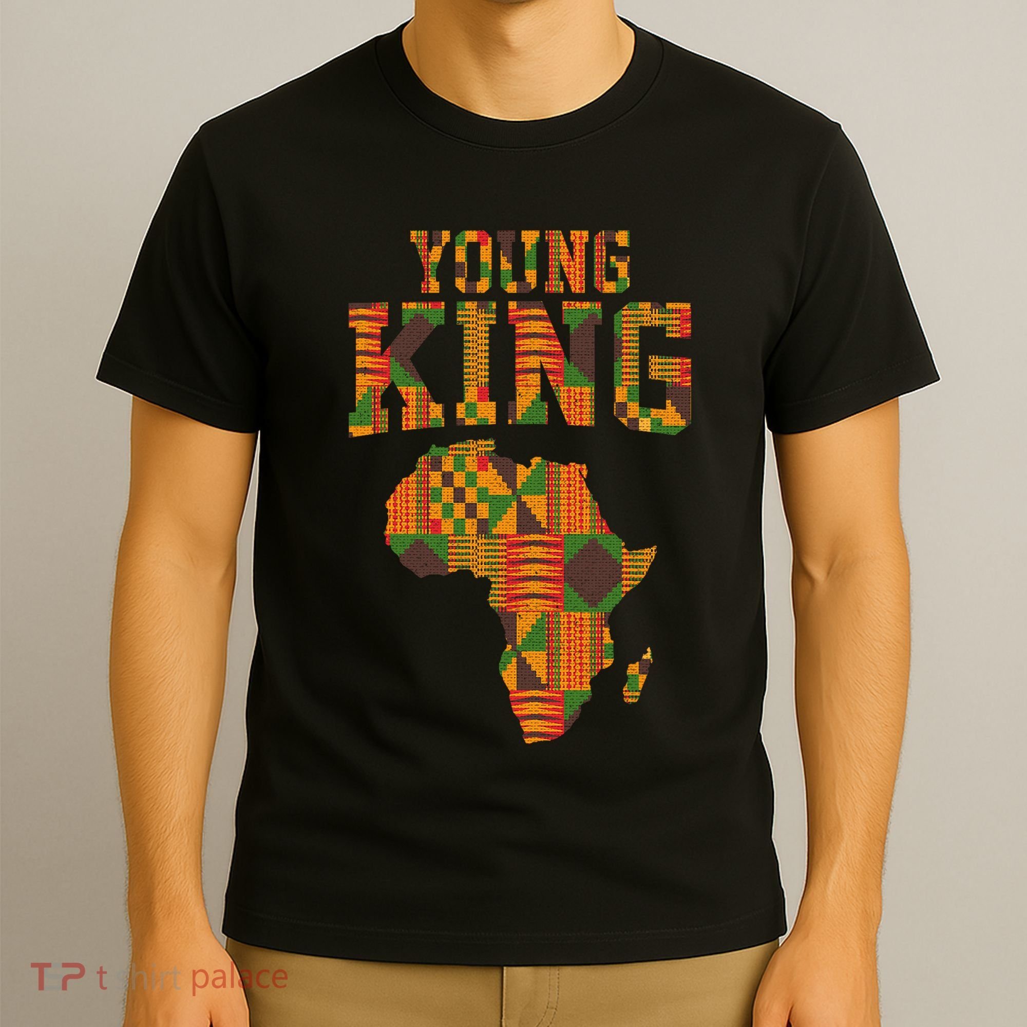 African King Art For Kente Cloth African Print T-Shirt
