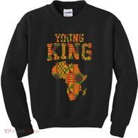 African King Art For Kente Cloth African Print Kids Sweatshirt thumb 0