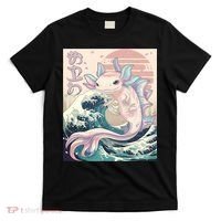 Axolotl Kaiju Anime Japanese Vintage Art T-Shirt thumb 0