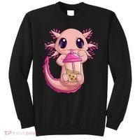 Axolotl Kawaii Anime Boba Tea Sweatshirt thumb 0
