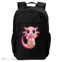 Axolotl Kawaii Anime Boba Tea Backpack thumb 0