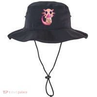 Axolotl Kawaii Anime Boba Tea Bucket Hat thumb 0