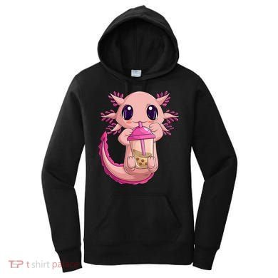 Axolotl Kawaii Anime Boba Tea Women's Hoodie