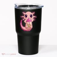 Axolotl Kawaii Anime Boba Tea Tumbler thumb 0