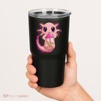 Axolotl Kawaii Anime Boba Tea Tumbler thumb 2